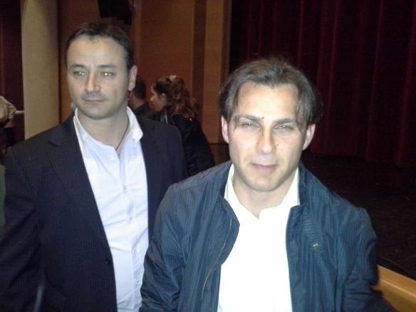 L'ex consigliere Andrea Putzu ed il neo consigliere Antonesio Diomedi